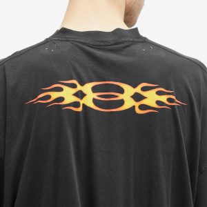 Balenciaga Flame Long Sleeve T Shirt