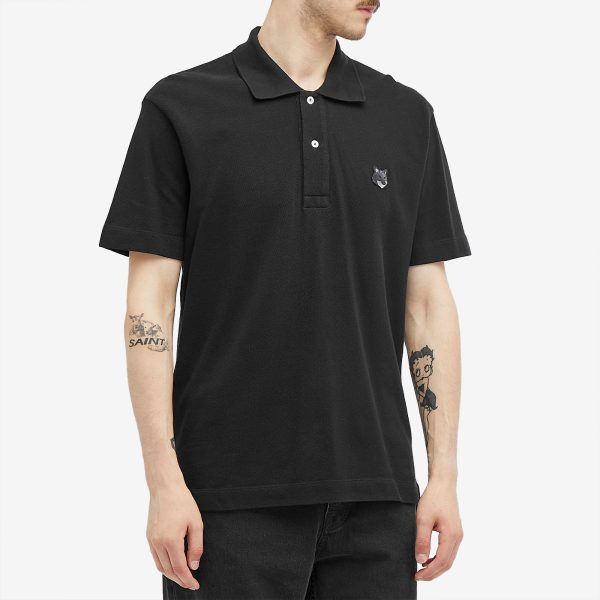 Maison Kitsune Bold Fox Head Patch Comfort Polo Shirt