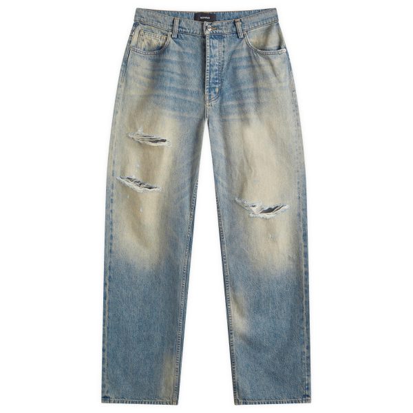 Nahmias Distressed Baggy Jeans