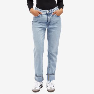 Good American Good Classic Cuffed Jeans