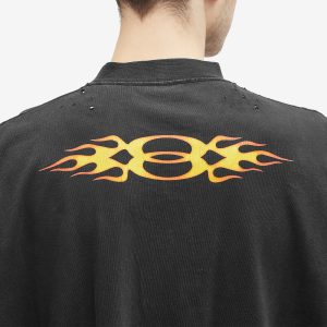 Balenciaga Flame Short Sleeve T Shirt