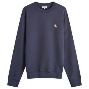 Maison Kitsune Chillax Patch Regular Crew Sweatshirt