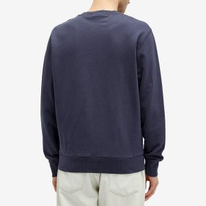 Maison Kitsune Chillax Patch Regular Crew Sweatshirt