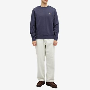 Maison Kitsune Chillax Patch Regular Crew Sweatshirt