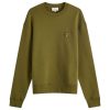 Maison Kitsune Bold Fox Head Patch Comfort Crew Sweatshirt