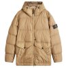 Stone Island Crinkle Reps Hooded Down Jacket