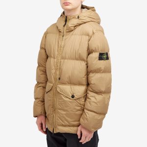 Stone Island Crinkle Reps Hooded Down Jacket