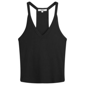 Joah Brown V-Neck Racerback Tank Top