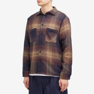 Wax London Whiting Ombre Check Overshirt