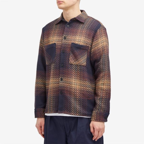 Wax London Whiting Ombre Check Overshirt