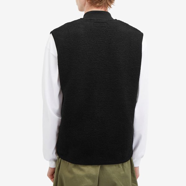 Universal Works Wool Fleece Zip Waistcoat