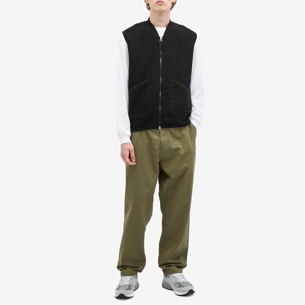 Universal Works Wool Fleece Zip Waistcoat