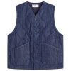 Universal Works Quilted Denim Weekend Gilet