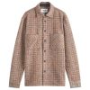 Wax London Whiting Mini Check Fleece Overshirt