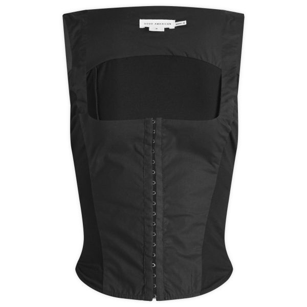 Good American Poplin Hook & Eye Corset