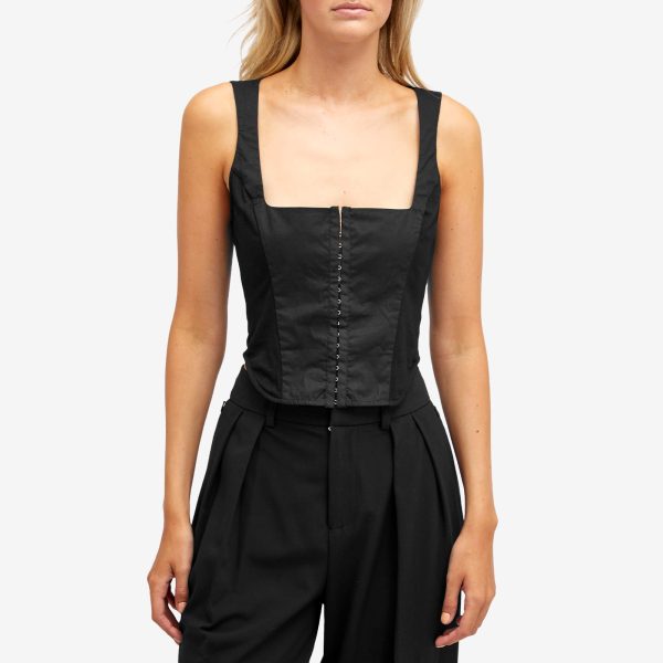 Good American Poplin Hook & Eye Corset