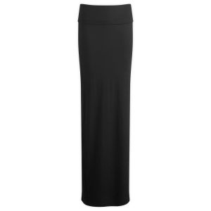 Joah Brown Foldover Maxi Skirt