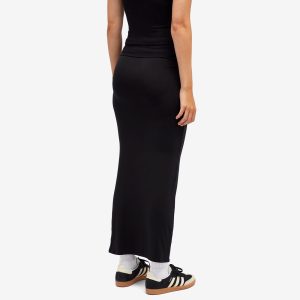 Joah Brown Foldover Maxi Skirt