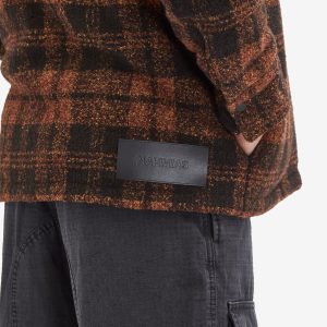 Nahmias Plaid Padded Shirt Jacket