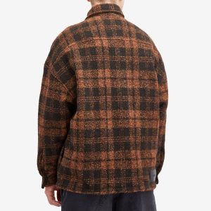 Nahmias Plaid Padded Shirt Jacket