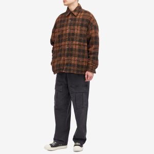 Nahmias Plaid Padded Shirt Jacket