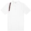 Alexander McQueen Tape Logo Harness Polo Shirt