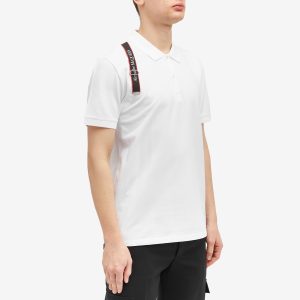 Alexander McQueen Tape Logo Harness Polo Shirt