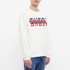 Gucci Geometric Block Logo Print Sweat