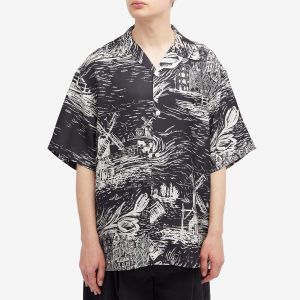 Róhe Printed Silk Vacation Shirt