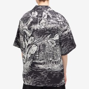 Róhe Printed Silk Vacation Shirt