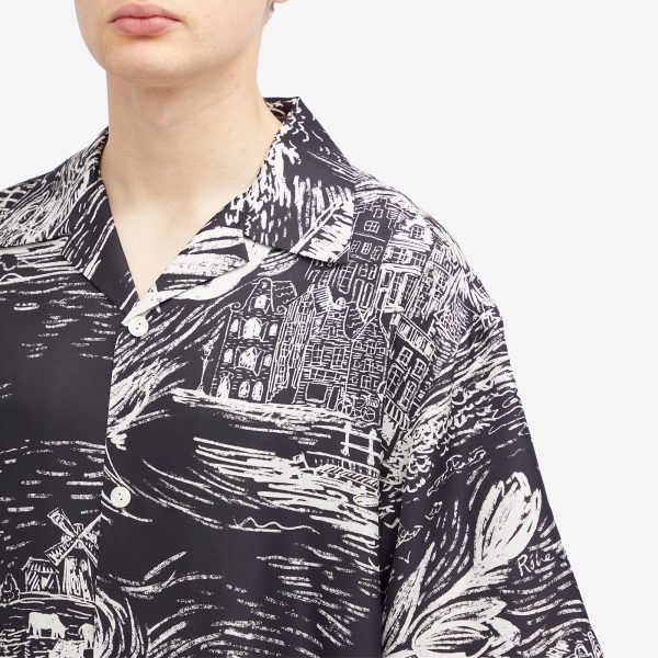 Róhe Printed Silk Vacation Shirt