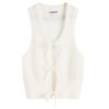 Ganni Light Mohair Tie String Vest