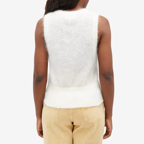 Ganni Light Mohair Tie String Vest