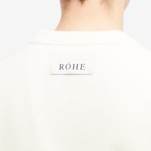 Róhe Oversized Logo Crew Sweatshirt