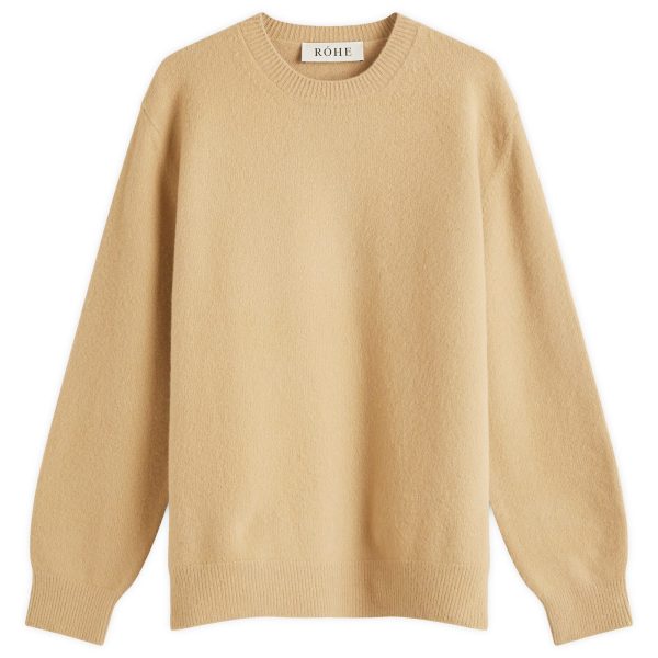 Róhe Relaxed Boiled Wool Crew Neck Jumper