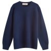 Róhe Relaxed Boiled Wool Crew Neck Jumper