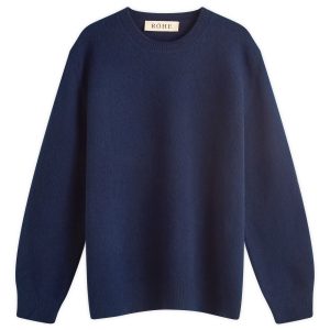 Róhe Relaxed Boiled Wool Crew Neck Jumper