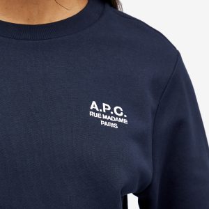 A.P.C. Boxy Fit Rue Madame Sweatshirt