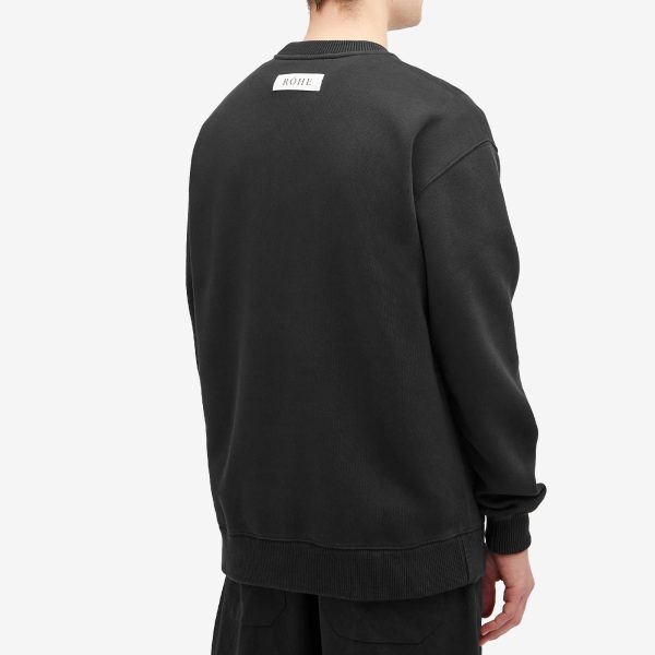 Róhe Oversized Logo Crew Sweatshirt