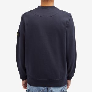 Stone Island Garment Dyed Crew Sweatshirt