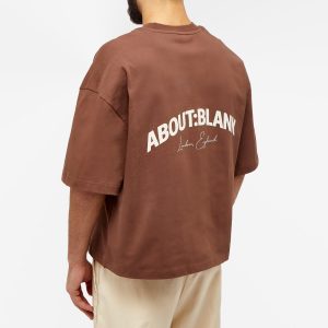 about:blank Arched Logo T-Shirt