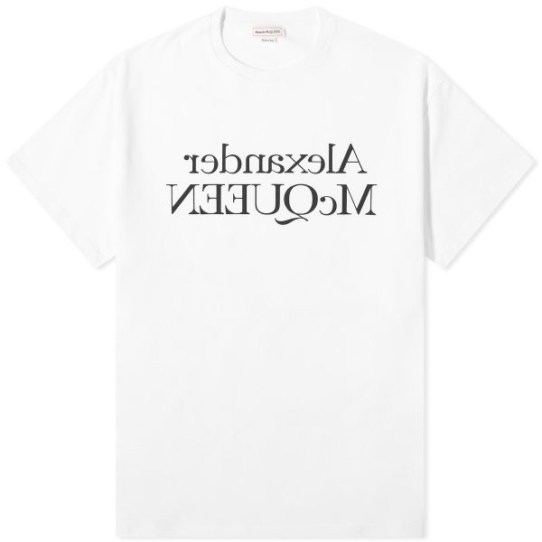 Alexander McQueen Reflected Foil Logo T-Shirt