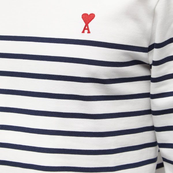 AMI Long Sleeve Breton Stripe ADC T-Shirt