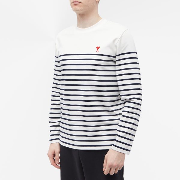 AMI Long Sleeve Breton Stripe ADC T-Shirt