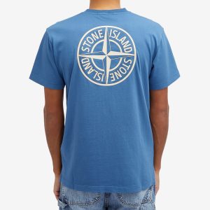 Stone Island Institutional Four Badge Back Print T-Shirt