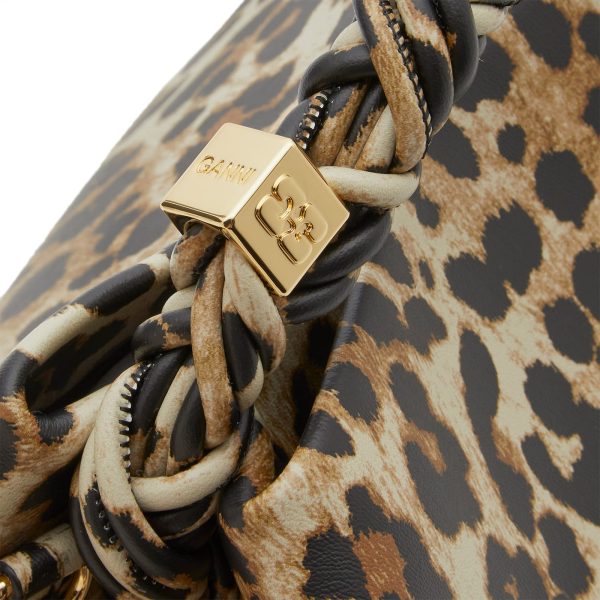 Ganni Bou Leopard Bag