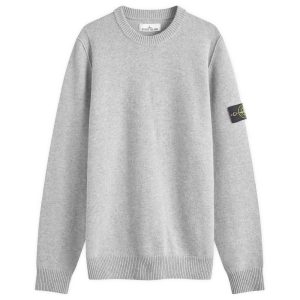 Stone Island Reverse Seam Lambswool Crew Neck Jumper