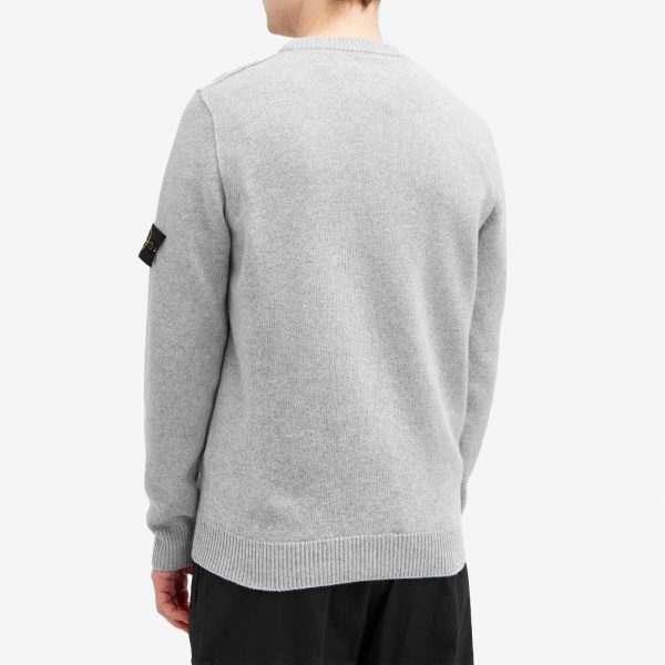 Stone Island Reverse Seam Lambswool Crew Neck Jumper