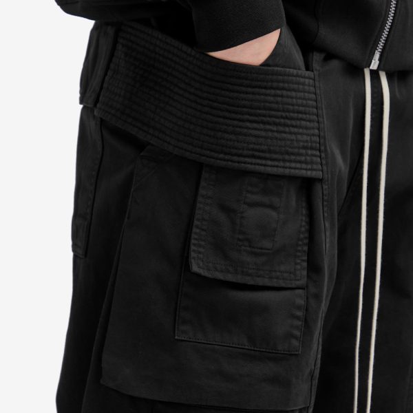 Rick Owens DRKSHDW Cotton Twill Drawstring Cargo Pants