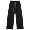 Rick Owens DRKSHDW Cotton Twill Drawstring Cargo Pants